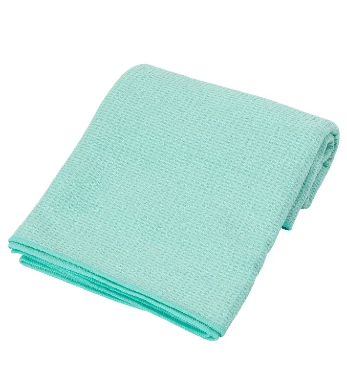 Stretch, Relax, And Save On Yoga Essentials Everyday Yoga Waffle Grip Mat Towel Light Teal