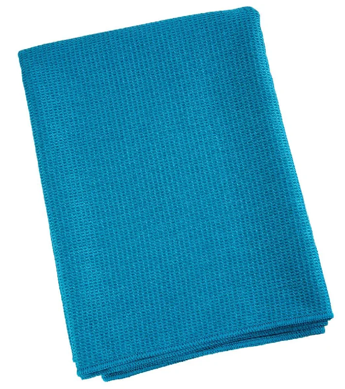 Limited-Time Sale On Premium Yoga Gear Everyday Yoga Waffle Grip Mat Towel Peacock
