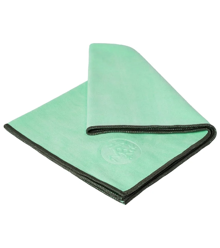 Elevate Your Practice With Discounted Yoga Gear Manduka eQua Yoga Hand Towel Green Ash