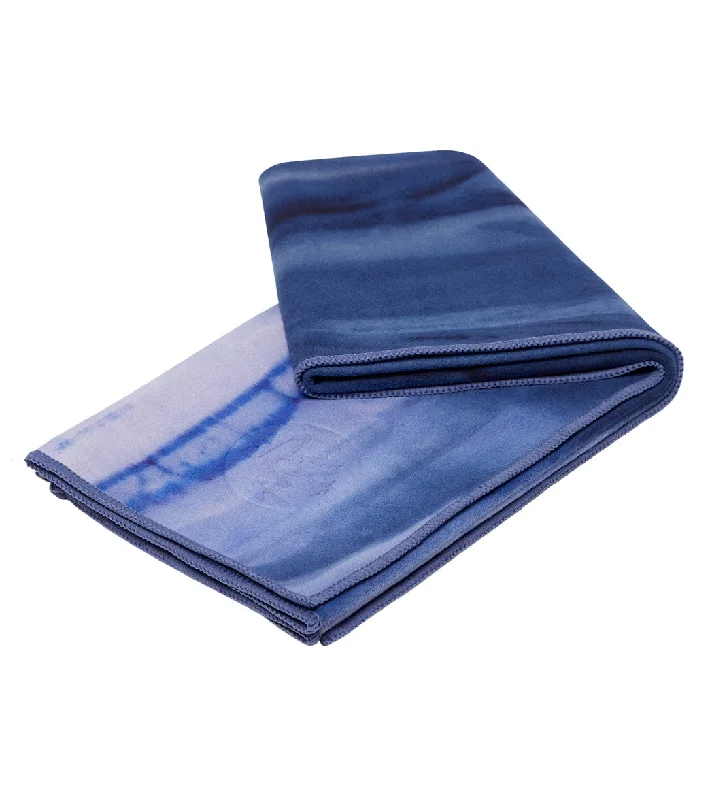 Stretch, Strengthen, And Save Today Manduka eQua Yoga Hand Towel Moon Tie Dye