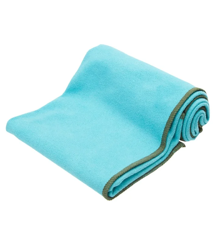 Flexible Fashion For Every Pose At Special Prices Manduka eQua Yoga Hand Towel Tasmanian Blue