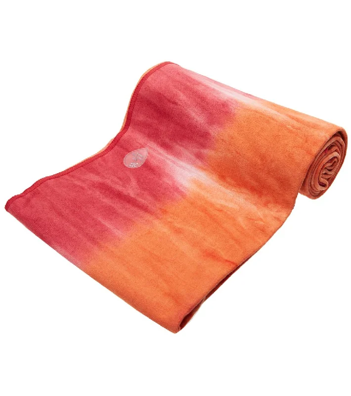 Flex Your Budget With Amazing Yoga Gear Offers Manduka eQua Yoga Mat Towel Esperance Hand Dye