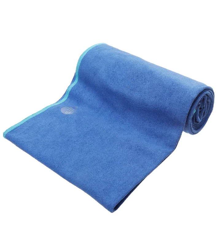Strengthen Your Practice With Affordable Yoga Gear Manduka eQua Yoga Mat Towel Pacific Blue