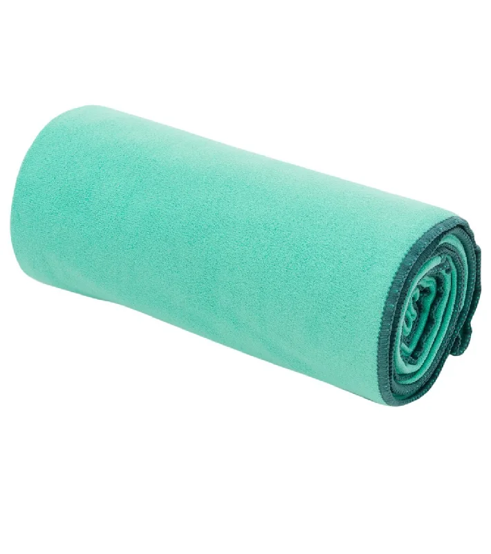 Affordable Comfort With Our Yoga Gear Discounts Manduka eQua Yoga Mat Towel Seaglass