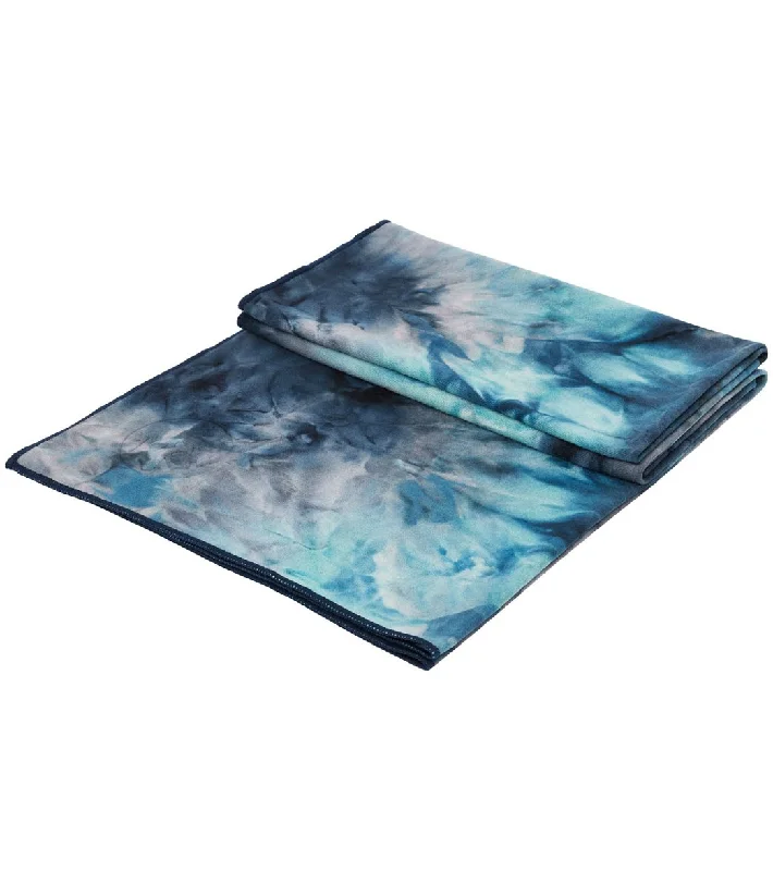 The Right Yoga Tools At The Right Price Manduka eQua Yoga Mat Towel Storm Hand Dye
