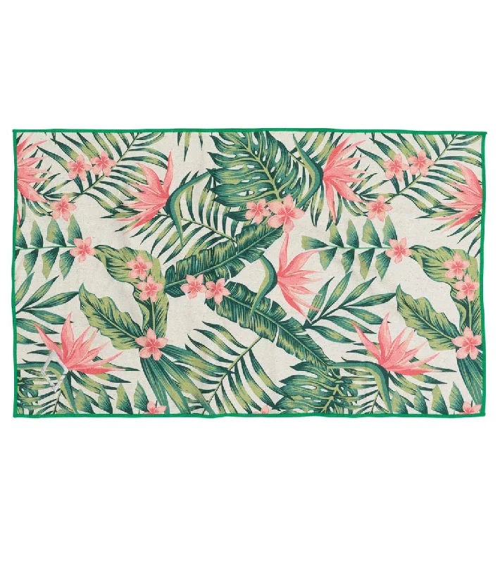 Breathe Easy With Budget-Friendly Yoga Gear Nomadix Palms Yoga Hand Towel Pink