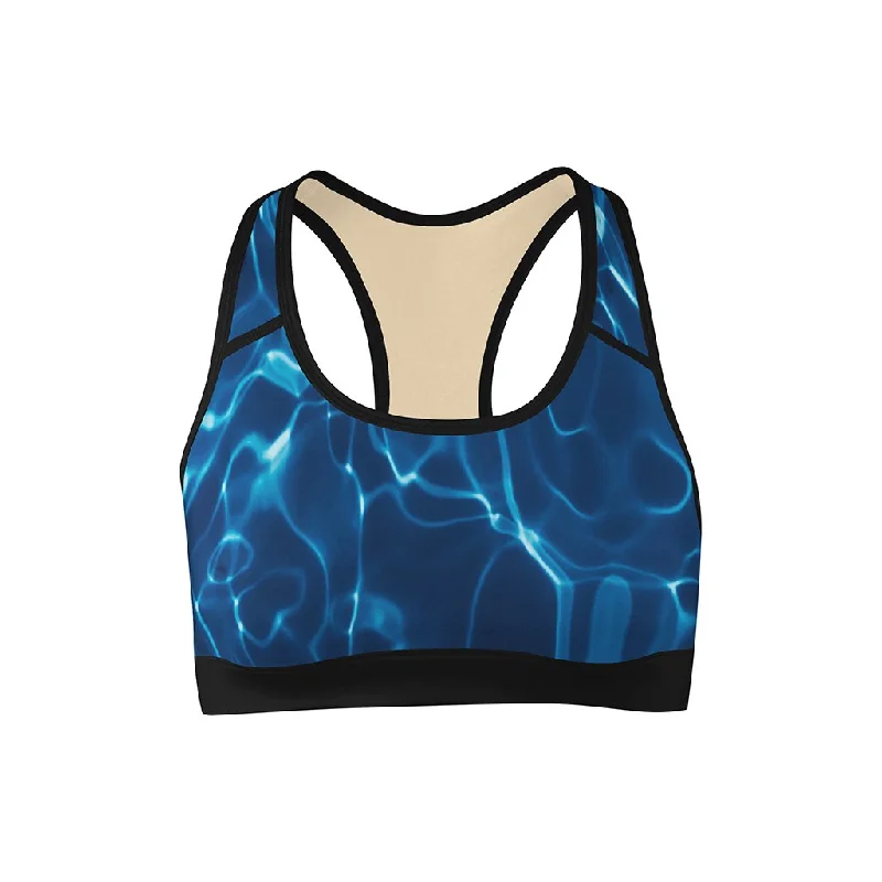 Limited-Stock Sale On Yoga Tops And Leggings Blue Dreams Sports Bra