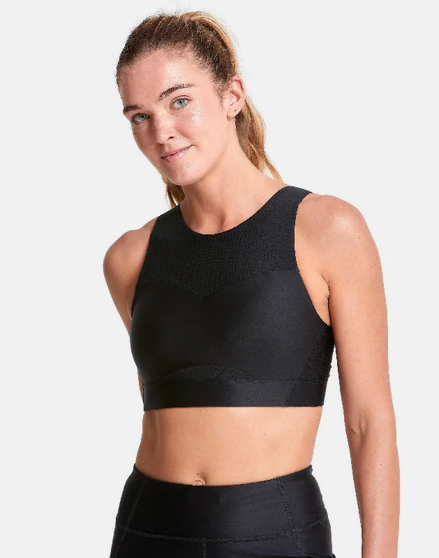 Find Your Perfect Fit With Discounted Yoga Outfits Celero Bra in Jet Black