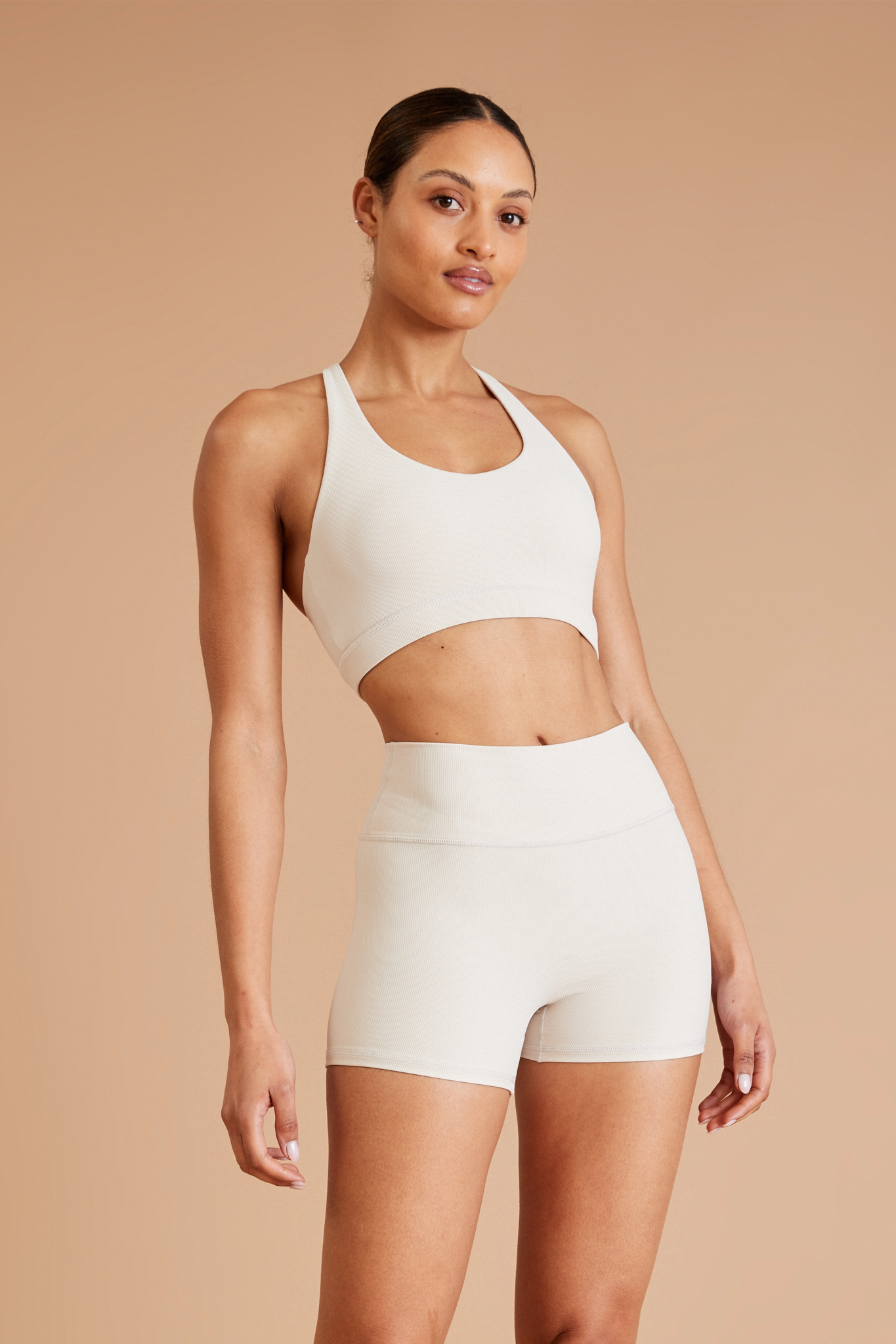 Elevate Your Practice With Affordable Yoga Wear EcoRib Cross Back Sports Bra