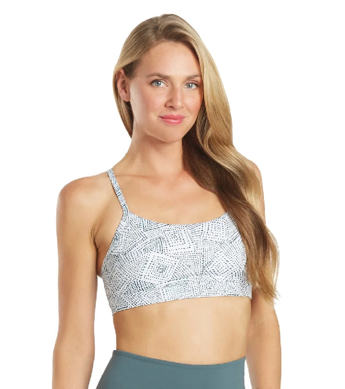 The Perfect Fit At The Perfect Price Everyday Yoga Delight Tribe Racer Back Sports Bra White Tribal
