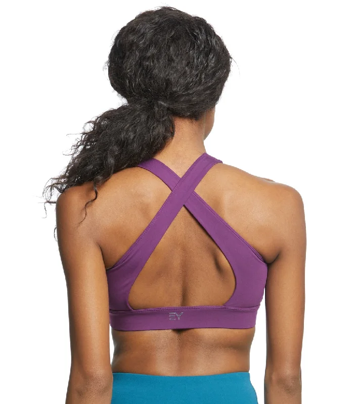 The Best Styles At The Best Prices Everyday Yoga Warrior X High Neck Sports Bra Purple