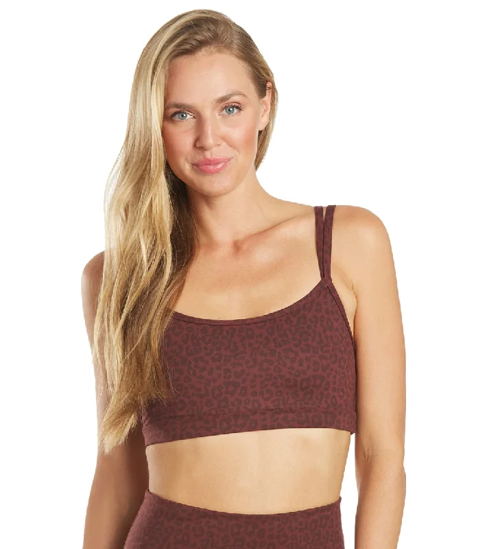 Your Yoga Essentials, Now At Lower Prices Everyday Yoga Wholesome Cheetah Sports Bra Burgundy Cheetah