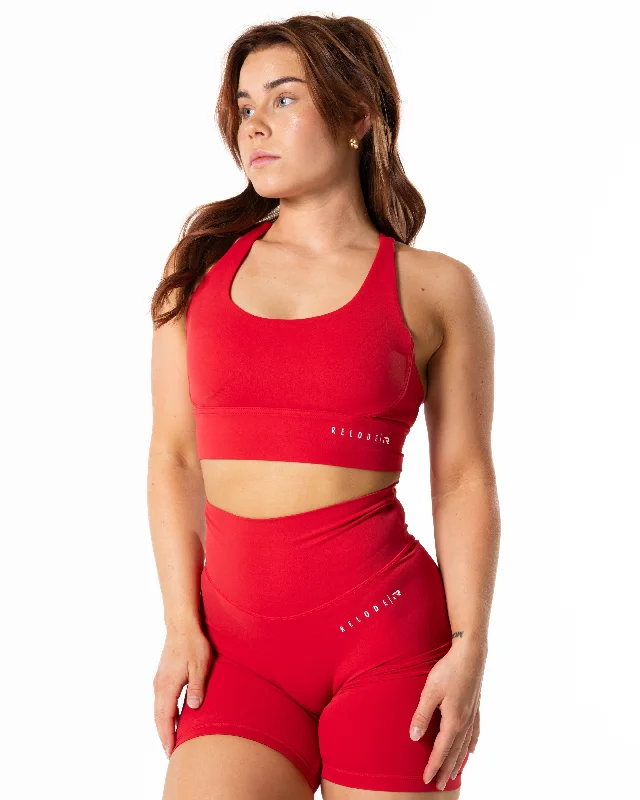 Elevate Your Practice With Affordable Yoga Wear Mercy Top - Red