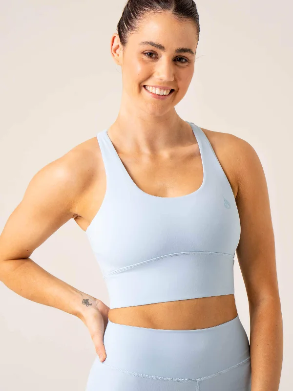 Breathable, Moisture-Wicking, And Budget-Friendly NKD Arch Sports Bra - Baby Blue