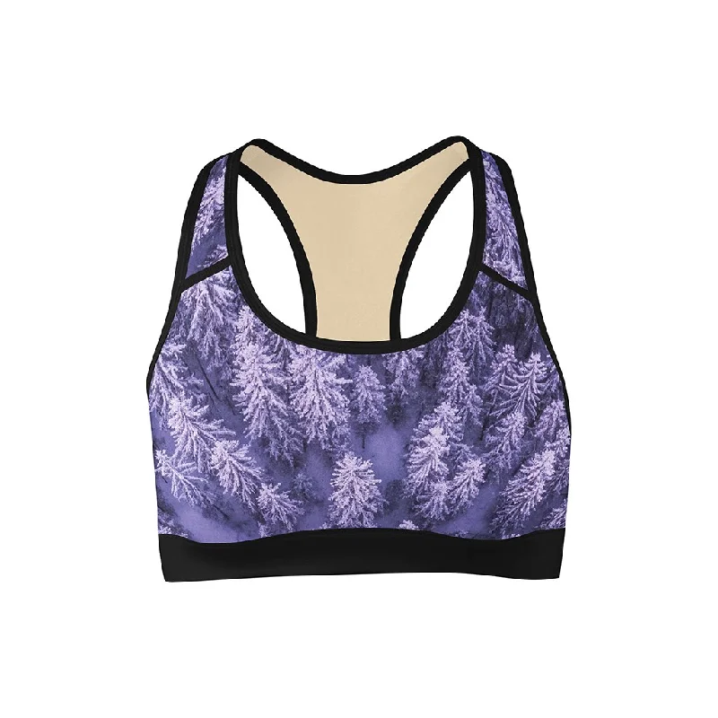 Don't Miss Out On Premium Yoga Wear Deals Purple Winter Sports Bra