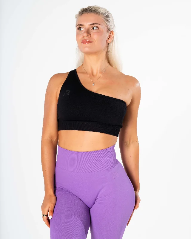 Performance Yoga Wear Now At Exclusive Discounts Radiant Single Strap Top - Black