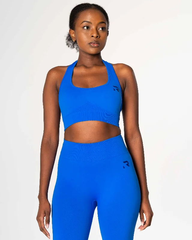 Master Every Pose With Premium Yoga Wear Deals Radiant Top - Blue