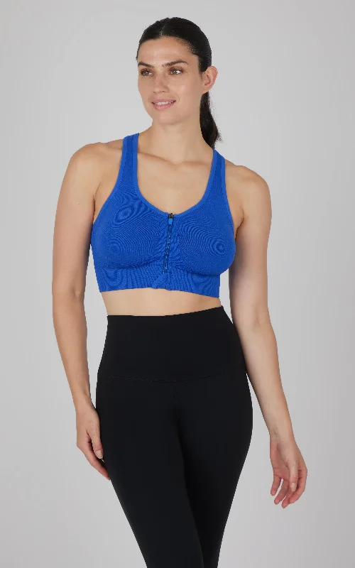 Look Good, Feel Good, And Save Big Seamless Katie Front Zip Bra Top
