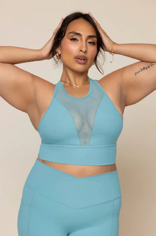 Breathe, Stretch, And Save On Yoga Apparel Stellar Bra - Oasis