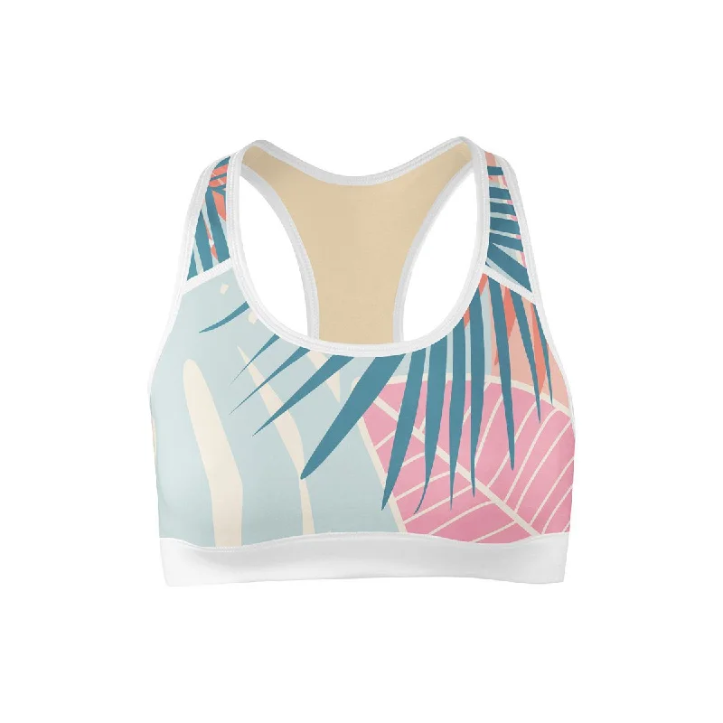 Comfortable, Stylish, And Now More Affordable Tropical Sports Bra