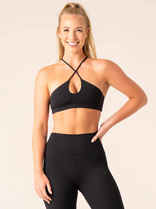 Find Your Perfect Fit With Discounted Yoga Outfits Unstoppable Sports Bra - Black