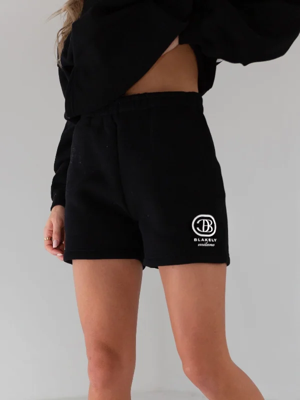 From Warm-Ups To Cooldowns, Shop And Save Milano Jogger Shorts - Black