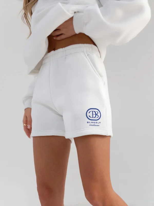 Premium Yoga Wear At Special Discounts Milano Jogger Shorts - Flat White