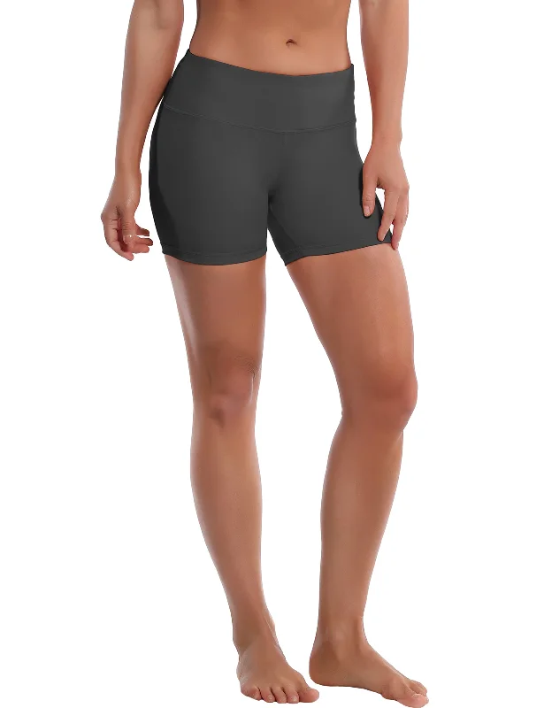 Sweat In Style With Yoga Clothing Discounts 4" Yoga Shorts shadowcharcoal