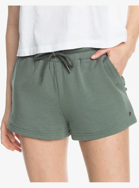 Unbeatable Deals On Breathable Yoga Apparel Check Out A Lounge Sweat Shorts - Agave Green