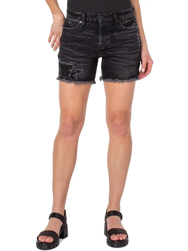 Lightweight, Breathable Yoga Wear At Special Prices Earnest Womens Frayed Hem Short Cutoff Shorts