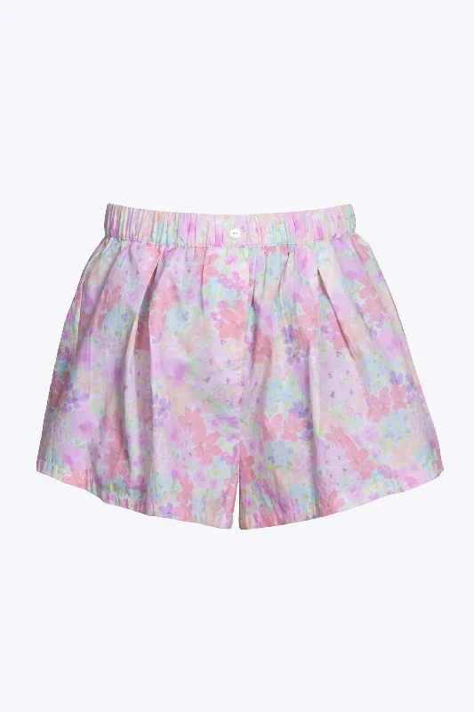 Comfortable, Stylish, And Now More Affordable Kennedy Floral-Print Cotton-Poplin Shorts In Pink Multi