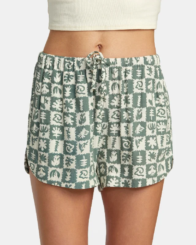 Upgrade Your Yoga Wardrobe For Less New Yume Printed Shorts - Jade