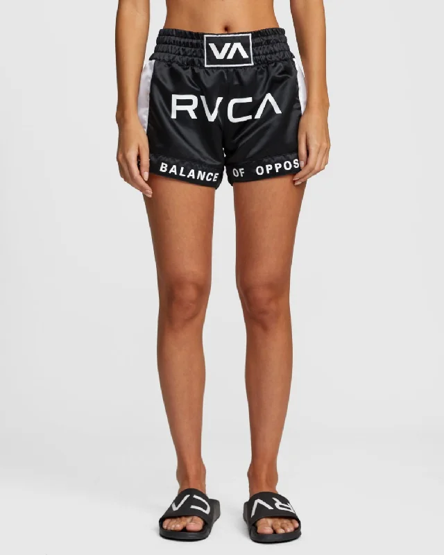 Unmissable Deals On Flexible Yoga Apparel RVCA Muay Thai Shorts 3" - Black