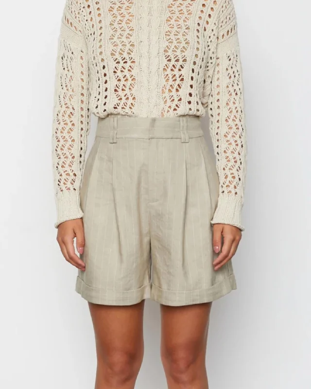 The Yoga Wear Sale You’Ve Been Waiting For Tillie Shorts Tan In Driftwood