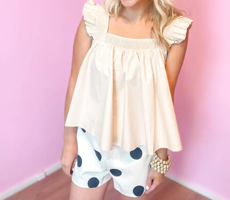Breathe, Stretch, And Save On Yoga Apparel Toast To Post Shorts In White