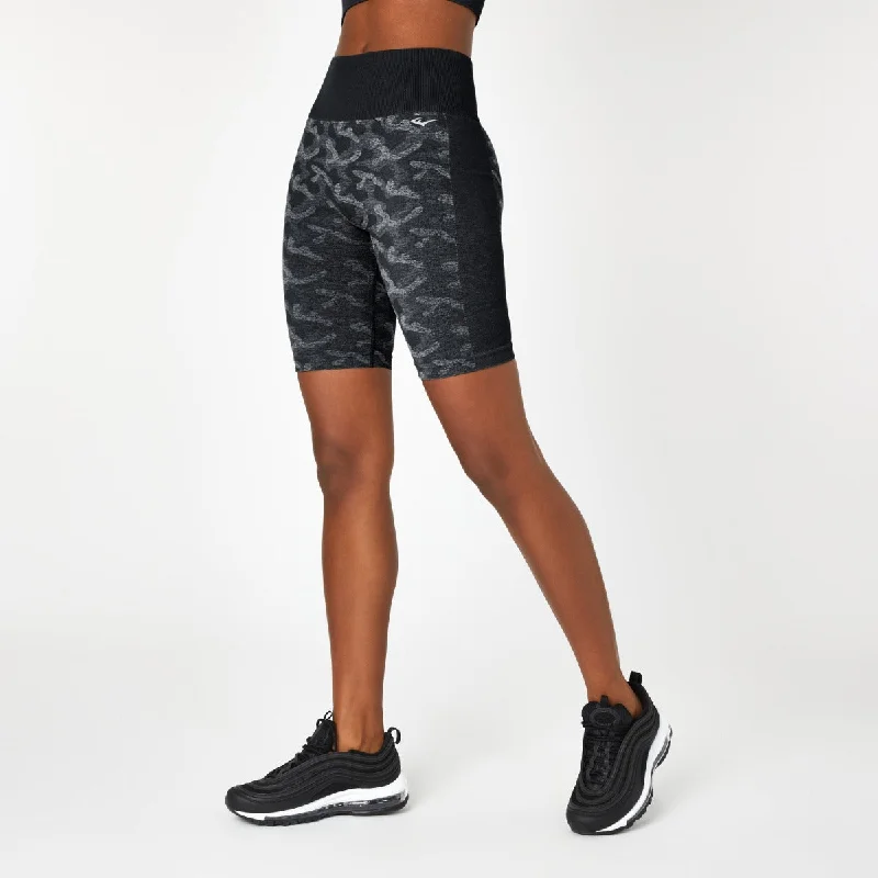 Namaste And Save On Yoga Apparel Women's Seamless Camo Cycling Shorts