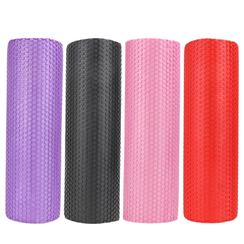 Find Balance With Discounted Yoga Essentials 45x15cm Yoga Fitness Equipment Eva Foam Roller Blocks Pilates Fitness for Home Gym Exercises Physio Massage Roller Yoga Block