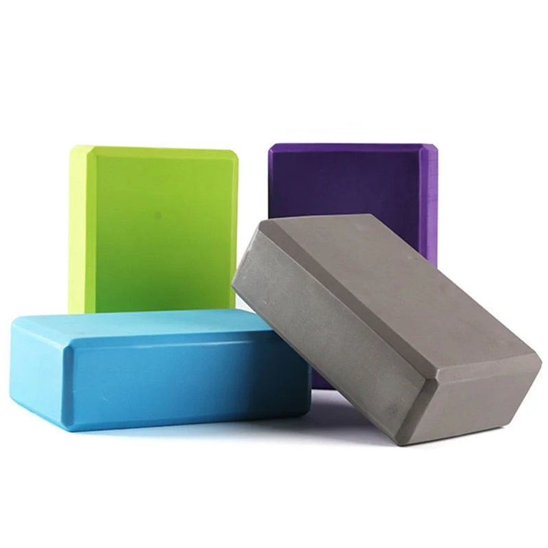 Essential Yoga Gear At Unmissable Prices EVA Yoga Block Brick Sports Exercise Gym Foam Workout Stretching Aid Body Shaping Health Training Fitness Brick Q